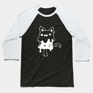 Melted Cat Popsicle Baseball T-Shirt